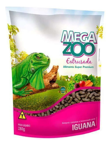 Ração Megazoo Para Iguana 280g