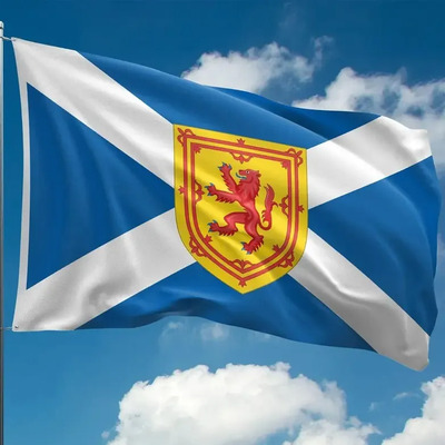 /1 Bandera Escocesa Con León Desenfrenado Y Cruz De San Andr