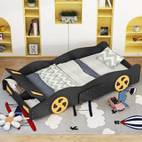 Cama Doble Para Coche De Carreras, Cama Con Plataforma Doble