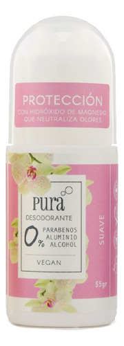 Desodorante Natural Pura Soap  Sin Aluminio Suave / Floral 