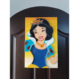 5 Cuadros Princesas Disney 3d Decoración Para Niñas + Regalo