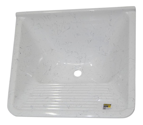 Tanque Alvenaria Granitado Eco 60x57cm Branco - Corso