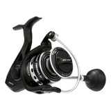 Carrete Pesca Penn Pursuit Iv 4000 Spinning Color Negro/plateado Lado De La Manija Derecho/izquierdo