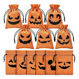 32 Bolsas De Caramelos De Calabaza De Halloween  Bolsas...