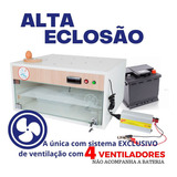 Chocadeira Trivolt 120 Ovos Pid Alta Eclosão 4 Ventiladores