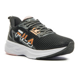 Zapatillas Fila Racer Wings Mujer Negro Oro - Onda Sports