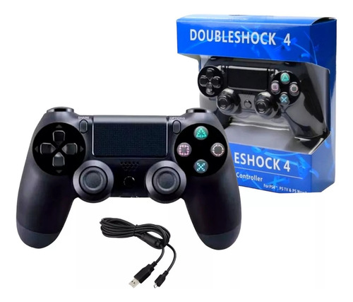 Joystick Compatible Ps4 Generico Inalámbrico + Cable Carga