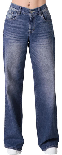 Jeans Moda Acampanado Mujer Azul Oggi Palazzo 59104822