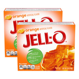 Jell-o Postre De Gelatina, Naranja 6oz (paquete De 2)