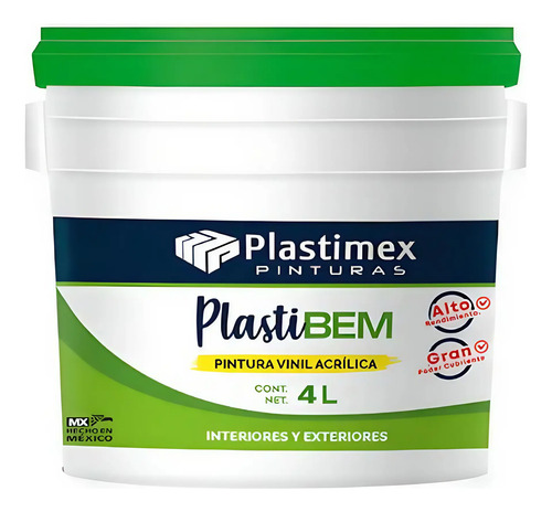 Pintura Plastibem Vinilica 4lt | MercadoLibre