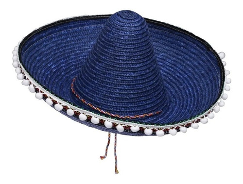 Sombrero Mexicano Con Borlas Mexico Varios Colores Cotillon