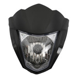 Faro Delantero Completo Para Honda Cbf125 Twister Negro Mtc