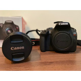  Canon Eos Kit T7+ + Lente 18-55mm Is Ii Dslr Cor  Preto