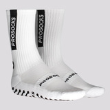 Meia De Futebol Pro Socks Ultragrip Branca