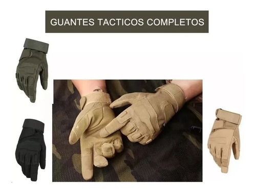 Guante Largo Táctico Militar Deporte Campismo Anti-derrapant