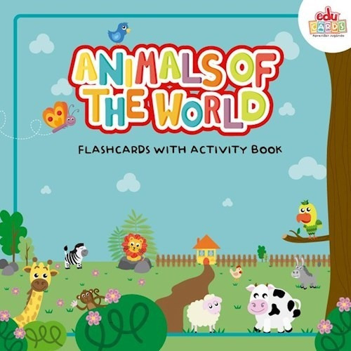 Edu Cards - Animals Of The World - Flashcards With Activity 