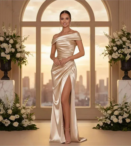Vestidos Elegantes Largos Sexys Para Fiestas De Noche Casual | MercadoLibre