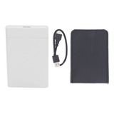 Disco Duro Externo Blanco Blanco Hdd De 1 Tb, 2,5 Pulgadas,