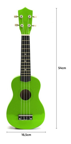 Ukelele De Madera Soprano Con Funda Manual Y Lecciones