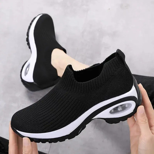 Zapatos Ortopédicos Casuales Con Suela Alta Para Mujer