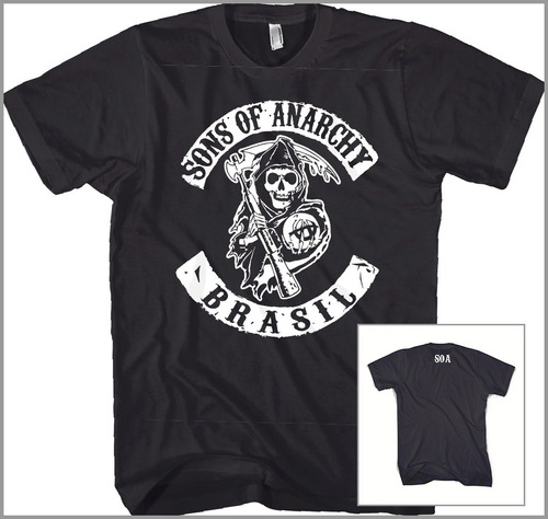 Camiseta Sons Of Anarchy - Brasil