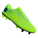 Zapatos Futbol Adulto Full Grass Moda Deportiva Verde 3254