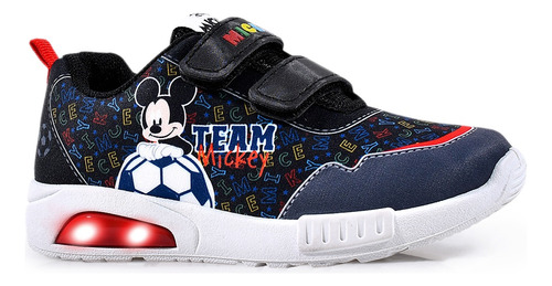 Zapatillas Footy Disney Mickey Mouse Pop Niños Luz Led