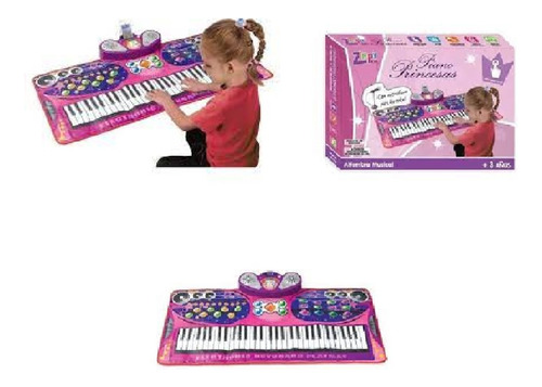Piano Con Microfono Princesas Zippy