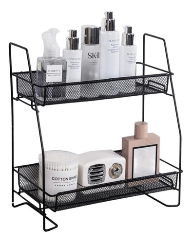 Estante Organizador De 2 Niveles Para Baño Cocina Cosmeticos