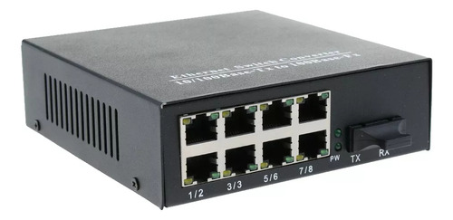 Conversor De Mídia Gigabit Ethernet De Fibra Única De 1 Peça