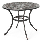 Christopher Knight Home Jamie Mesa De Comedor De Aluminio Fu