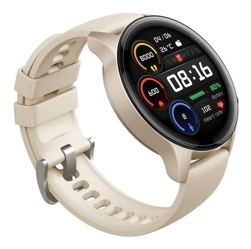 Xiaomi Mi Watch 1.39  Caja De  Polímero Reforzado Con Fibra De Vidrio  Beige, Malla  Beige De  Tpu Xmwtcl02