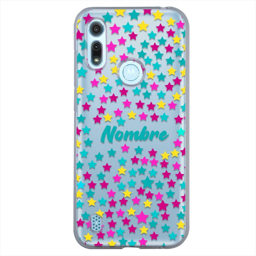 Funda Para Motorola Estrellas Personalizada Nombre