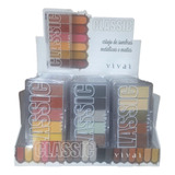 Paleta De Sombras Classic Vivai Kit C/6 Unidades Cod.1611