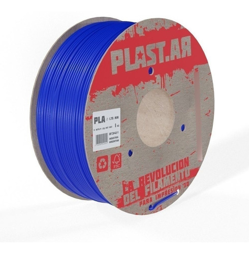 Filamento Impresora 3d Plastar Pla 1,75 Nuevo 1 Kg