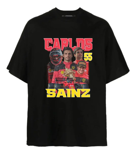 Playera Oversize Carlos Sainz - Carlitos Sainz F1 | Envío gratis