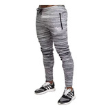 Jogger Jaspeado Slim Deportivo Gym Crosfit Unico Pegado 1pz