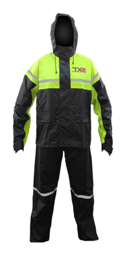 Impermeable Techx2 Motociclista C/reflejante Stockrider