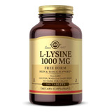 L-lisina L-lysine 1,000mg  Solgar 100 Tabletas