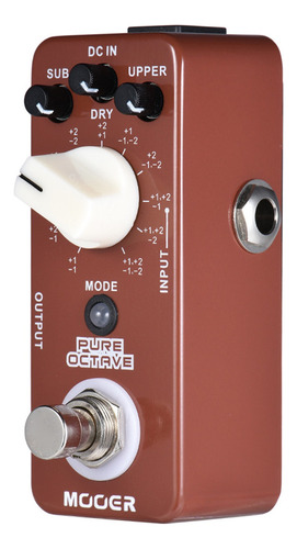 Mooer Pure Octave - Pedal Para Guitarra (11 Octave)