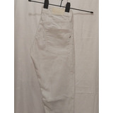 Pantalón Blanco Jean  Mujer Jazmin Chebar Talle 24/32 Small