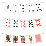 Letrero Poker Cartas Fiesta Adorno Banner Casino Tematica