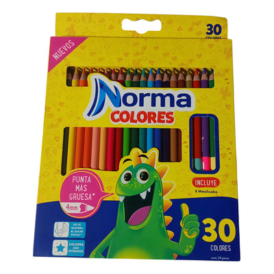 Colores Norma 30 Colores 24 Piezas | Meses sin interés