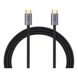 Cable Usb C 3.2 Gen2 1m 20gbs 100w Qc 4.0 Data Pd Video