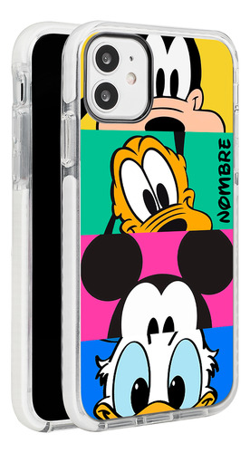 Funda Para iPhone Personajes Disney Personalizado Nombre