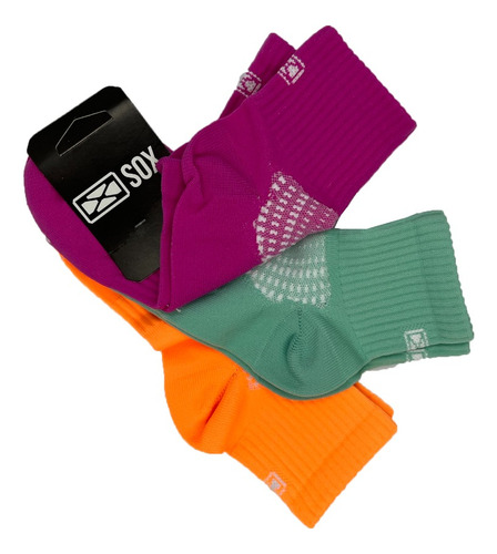 Medias 3/4 Sox Tripack  Damas. Originales. Oferta 