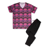 Ambo Oh! Wear Uniforme Hombre - Peter Sparciel Glitch Fucsia