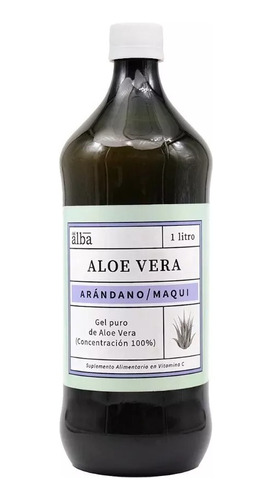 Aloe Vera Gel  Arándano Maqui 1 Litro Apicola Del Alba  