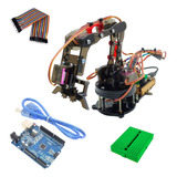 Brazo Robotico Kimo Kit Control Pc + Arduino - Servos Mg90