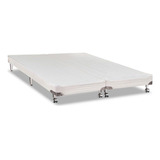 Cama Box Base Queen Gold Star Vitagel Branco (158x10)castor